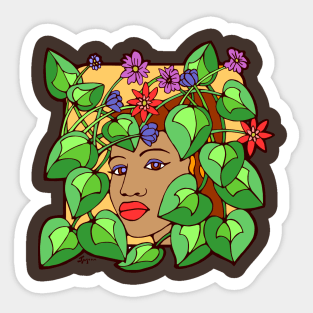 Tangled Ivy Flower Girl Sticker